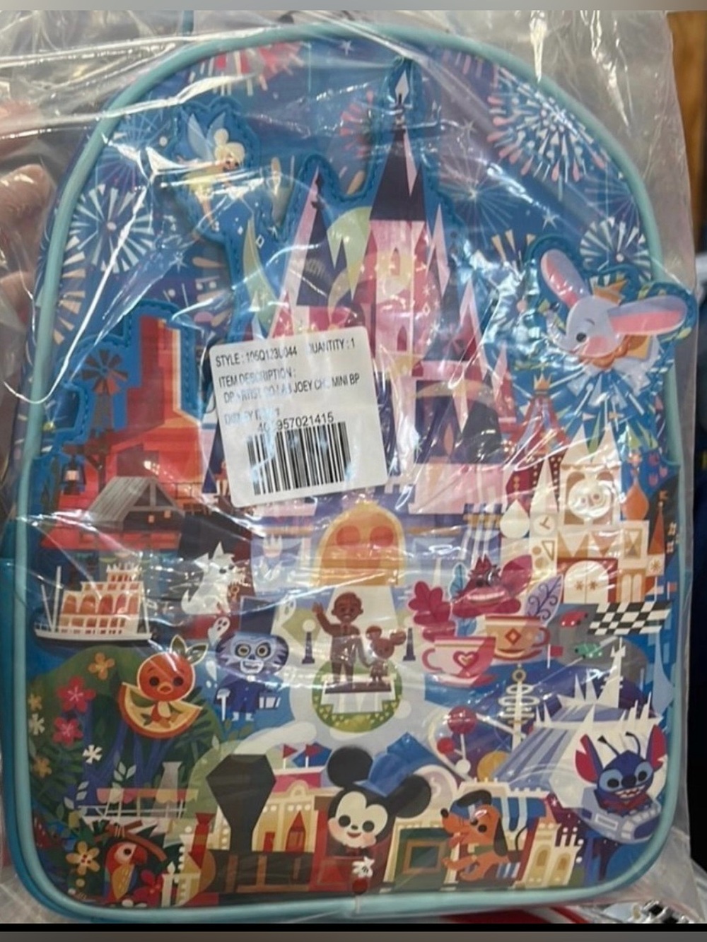 Disney Parks, Joey Chou Character LoungeFly Mini Backpack